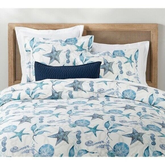 Pottery Barn Other - Pottery Barn Catalina Coastal organic Duvet Cover